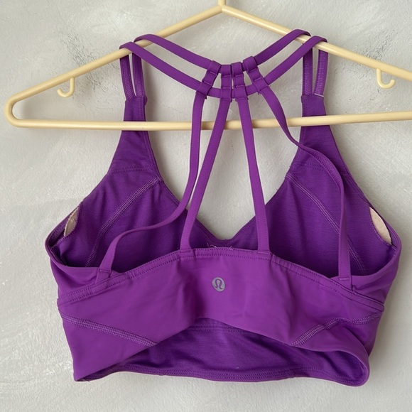 Lululemon As You Like Bra Moonlit Magenta purple size 4 small adjustable padded - Picture 8 of 10